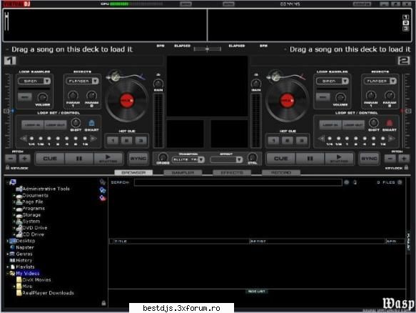 virtualdj is the dj software used by many big brands such as numark or hercules, 
and is used around