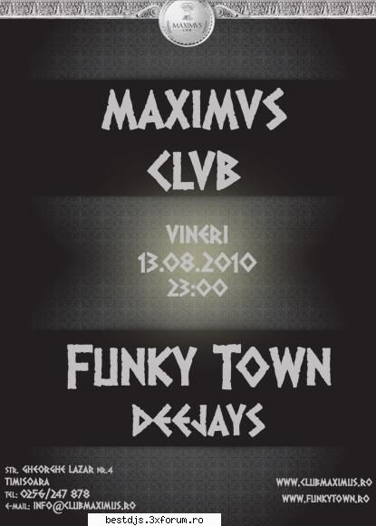 Funky Town @ Maximus Club, Timisoara - djdany - Pareri. Sugestii. Intrebari